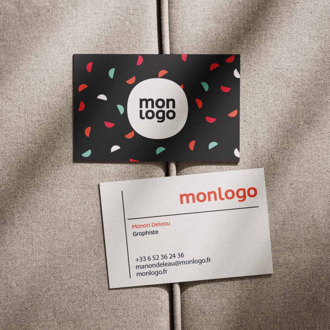 CARTE DE VISITE PERSONNALISÉE 'CDV'