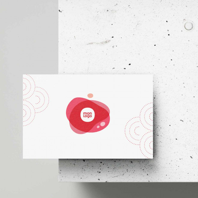 CARTE DE VISITE PERSONNALISÉE ANTIBACTÉRIENNE 'CDV SAFY'