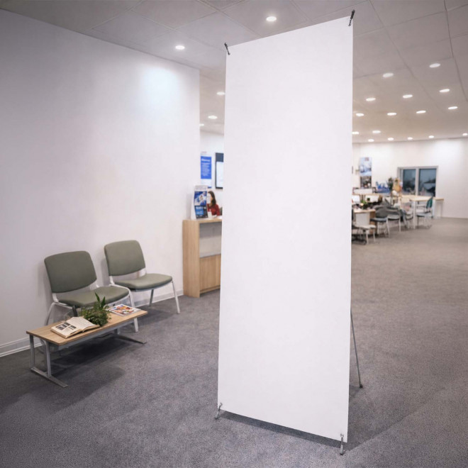 X BANNER AVEC TUBE PERSONNALISABLE 'X UP' 60X160CM