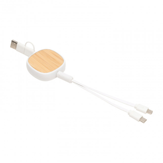 CABLE PERSONNALISABLE 'ONTARIO ENROULEUR BOIS CARRE'