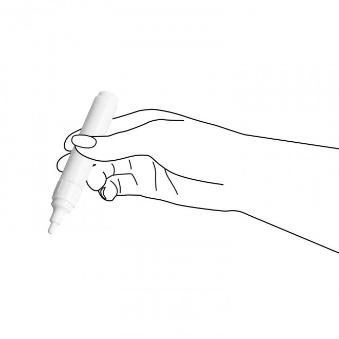 FEUTRE MARQUEUR CRAIE PERSONNALISABLE 'GESSO'