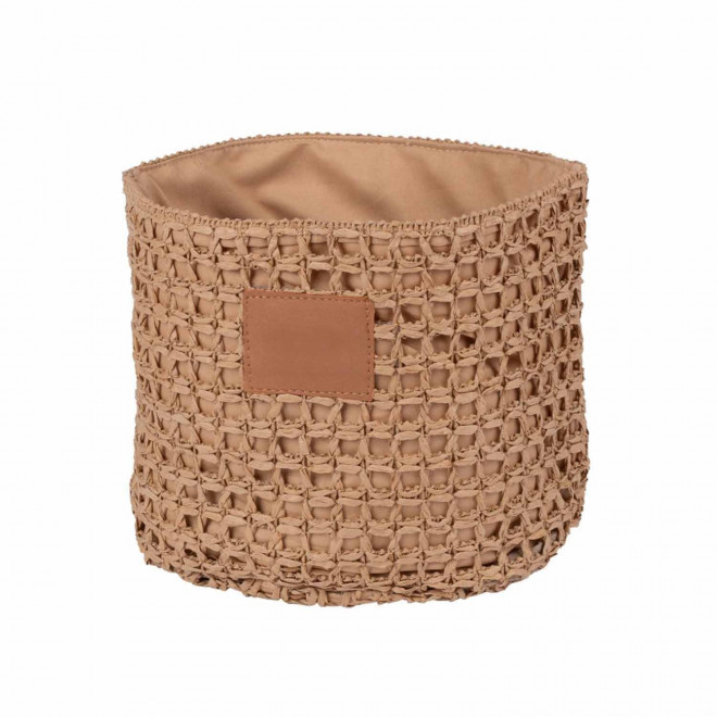 BOURSE EN RAPHIA PERSONNALISEE 'LEZO'