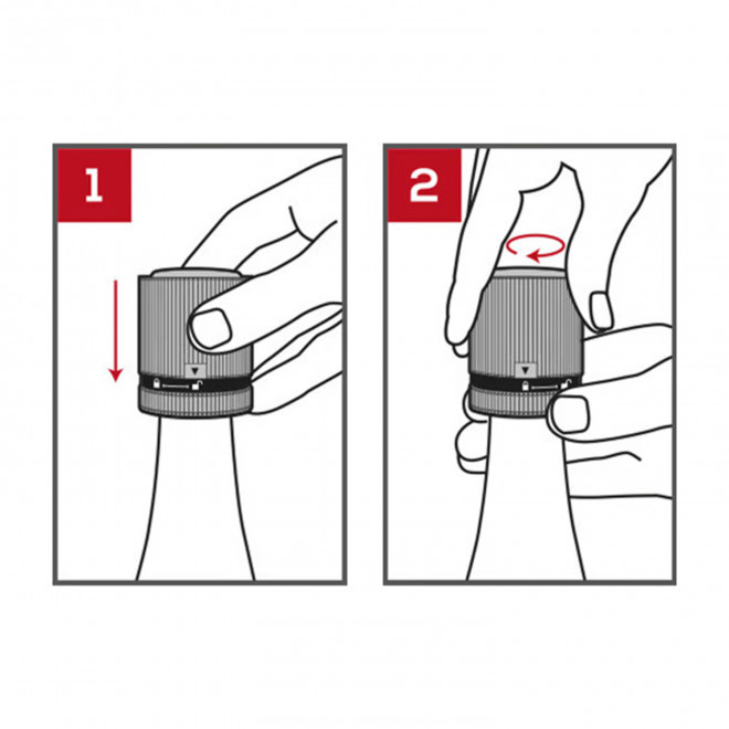 BOUCHON POUR VIN EFFERVESCENT PERSONNALISABLE 'LINE'