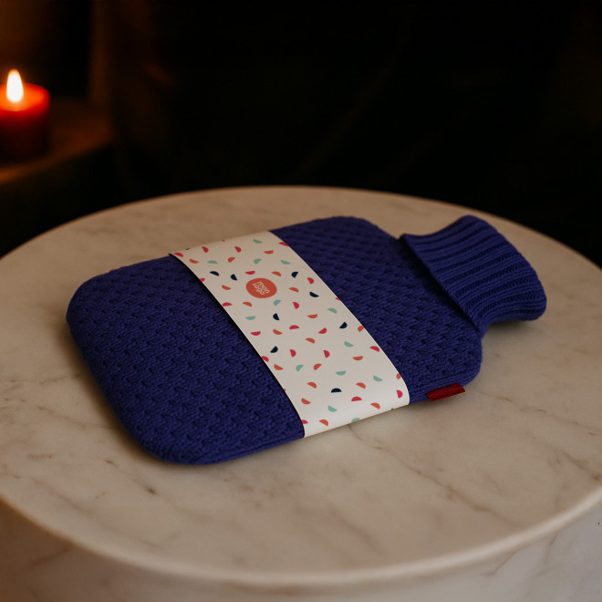 BOUILLOTTE PERSONNALISABLE 1.8L HOUSSE COTON BIO 'CALDA'