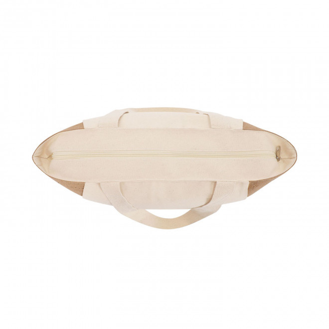 SAC COTON ET JUTE PERSONNALISABLE 'CHARMO'