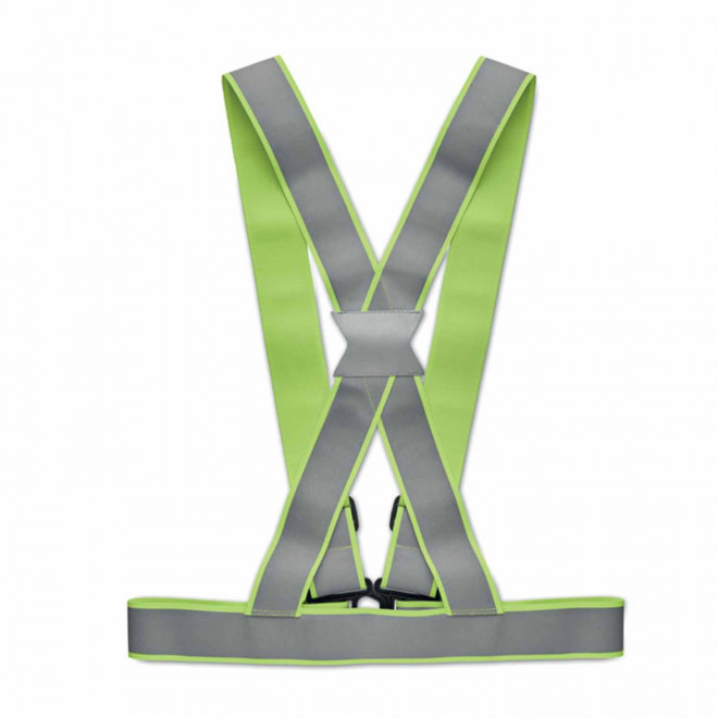HARNAIS REFLECHISSANT PLIABLE PERSONNALISABLE 'SAFEFLUO'