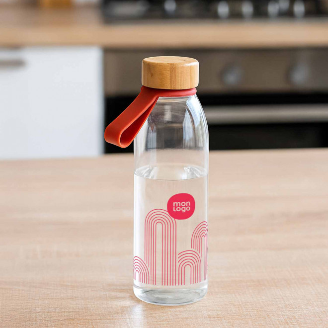 BOUTEILLE EN VERRE 500ML PERSONNALISABLE 'LODO DRAGONNE'