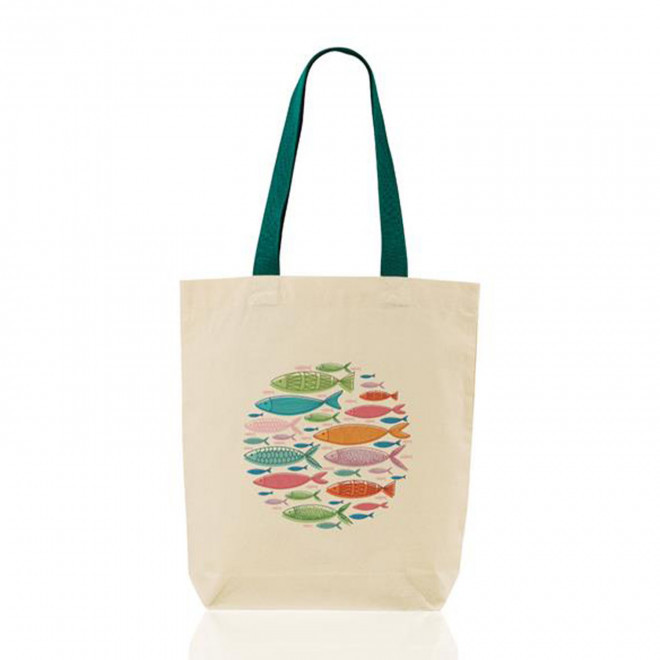 SAC EN TOILE GRANDES ANSES PERSONNALISABLE 'RYTA'