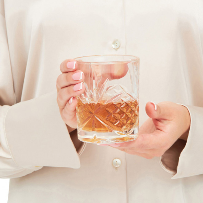 SET PERSONNALISABLE DE 2 VERRES A WHISKY 'JAYMY'