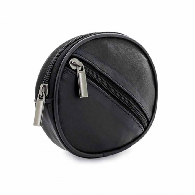 PORTE CLE PERSONNALISE EN CUIR ROND 'ILYOUS'