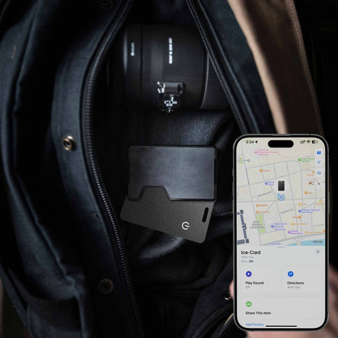 CARTE PERSONNALISABLE GEOLOCALISABLE 'CARDFIND RECHARGE'