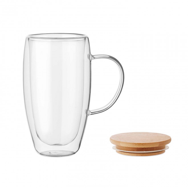 MUG EN VERRE PERSONNALISE DOUBLE PAROI 450 ML 'AFTA MAX'