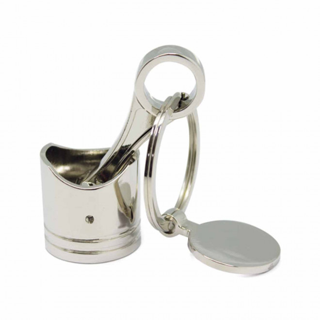 PORTE CLE EN METAL PERSONNALISABLE 'METALO PISTON'