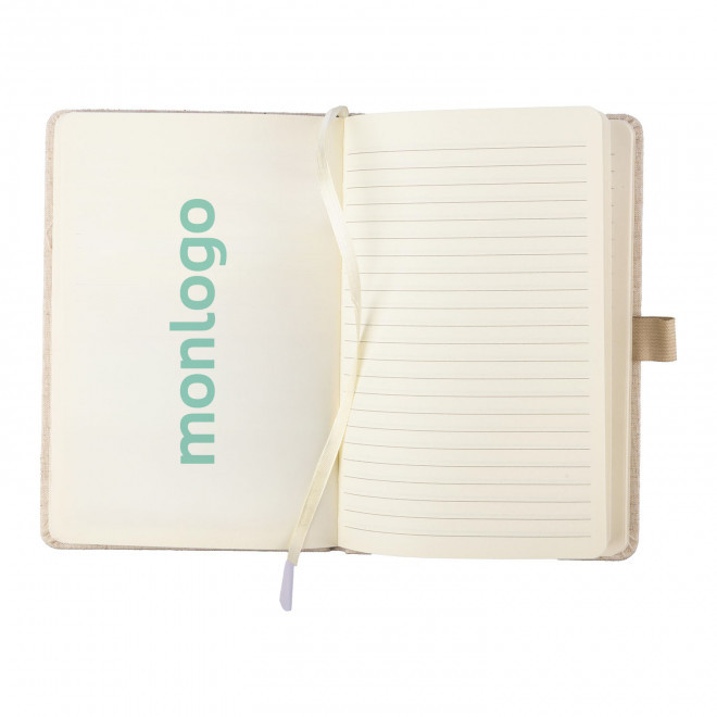 CARNET PERSONNALISABLE A5 EN CAHNVRE 'CHANVRI'