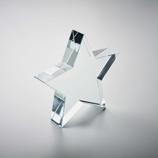 TROPHEE PERSONNALISE EN VERRE ETOILE 'EKURO'