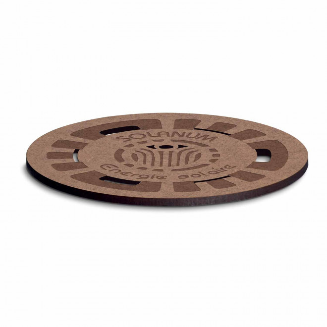 DESSOUS DE VERRE PERSONNALISABLE EN BOIS 'IRWIN'