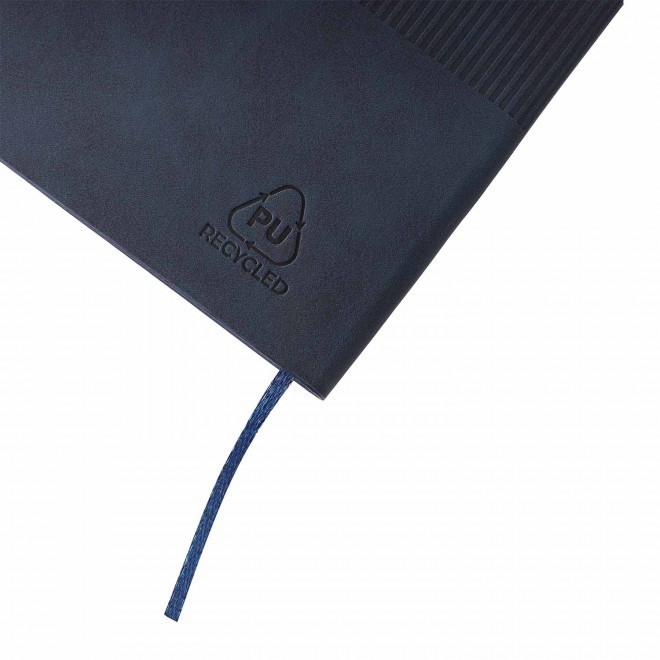 CARNET A5 PERSONNALISABLE EN PU RECYCLE 'POLUX'