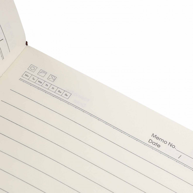 CARNET A5 PERSONNALISABLE EN PU RECYCLE 'POLUX'