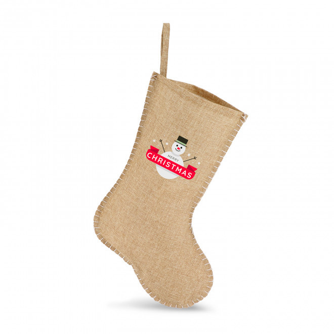 BOTTE DE NOEL PERSONNALISABLE 'NOBO JUTE'
