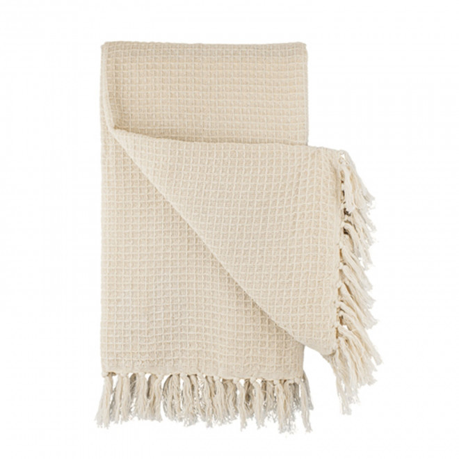 PLAID COTON RECYCLE PERSONNALISABLE A FRANGES 'RUSTO'