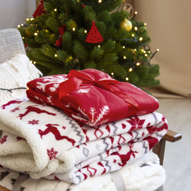 PLAID DE NOEL PERSONNALISABLE 'APPOLU'