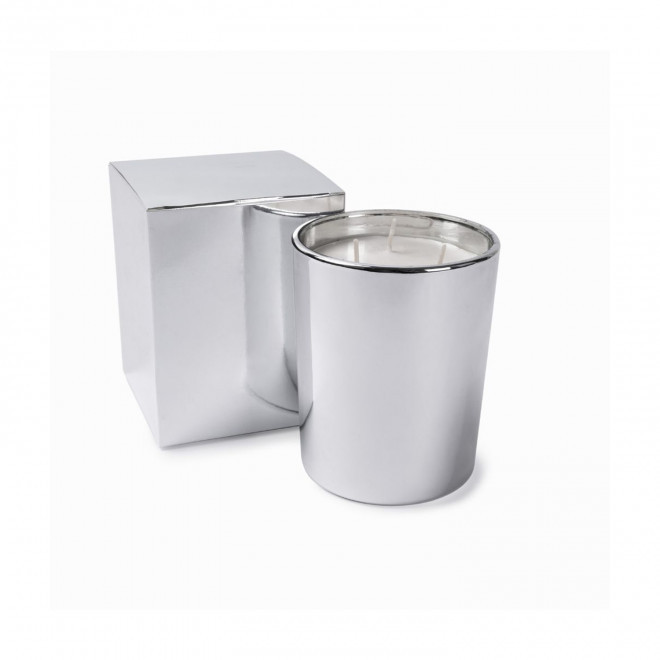 BOUGIE 3 MECHES BOITE BRILLANTE PERSONNALISABLE 'LORENA'