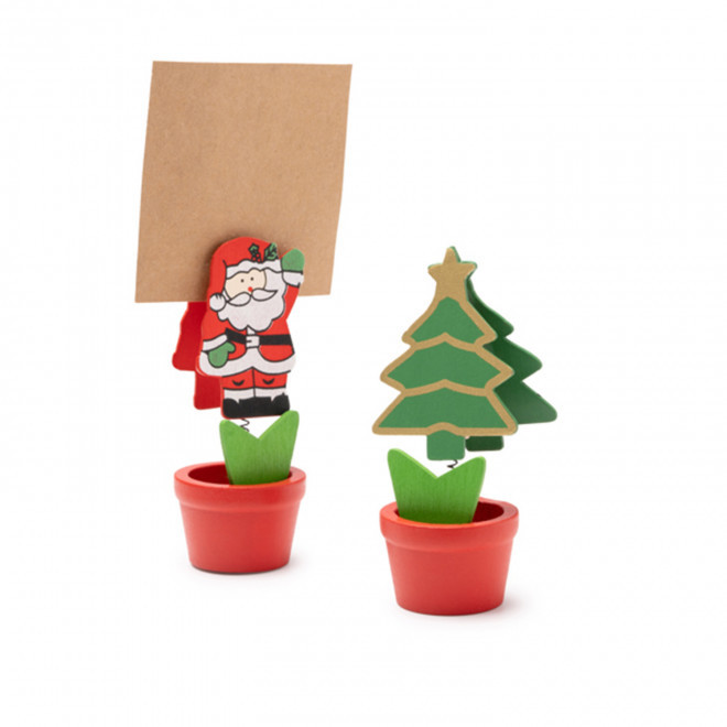 PORTE BLOCS DE NOEL PUBLICITAIRE 'SANTY'