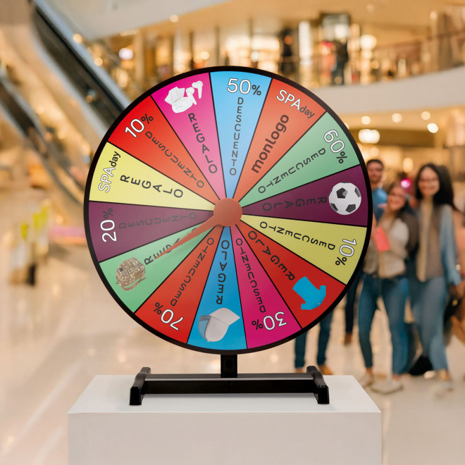 ROUE DE LA FORTUNE PERSONNALISABLE 'FORTUNO'