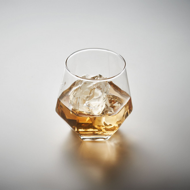 VERRE A WHISKY PERSONNALISABLE EN VERRE 30CL 'DIAMANT'
