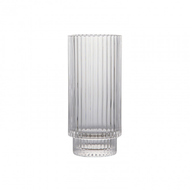 SET 4 VERRES NERVURES 36CL PERSONNALISABLE 'VIVIANE'