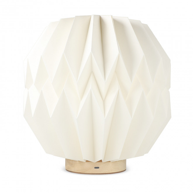 LAMPE PERSONNALISABLE LED EN PAPIER PLIABLE 'AURA ROND'