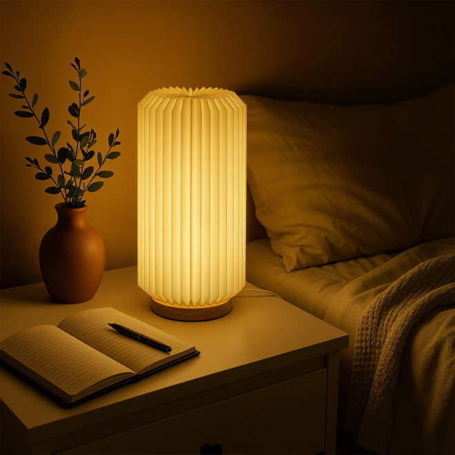 LAMPE LED EN PAPIER PLIABLE PERSONNALISABLE 'AURA MAXI'