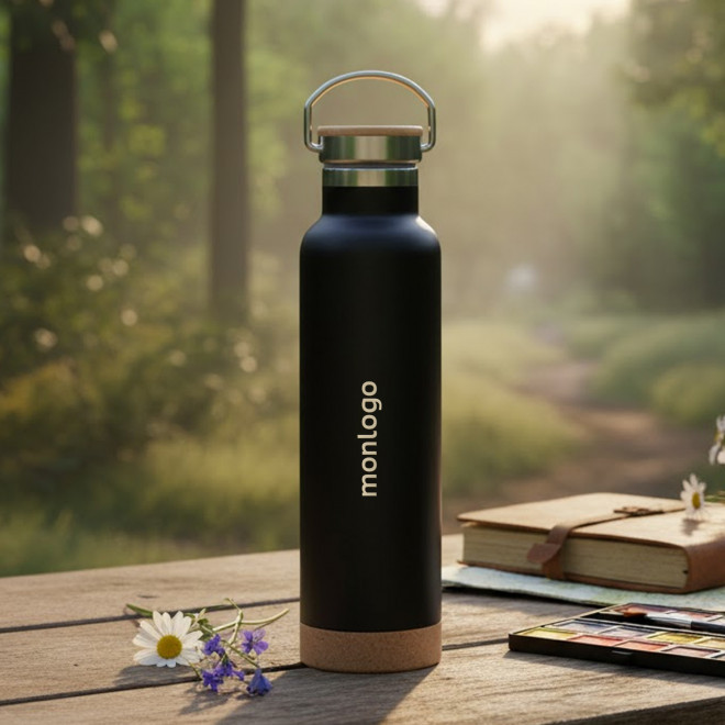 GOURDE ISO 650ML 'HOLLY LIEGE RECYCLE '