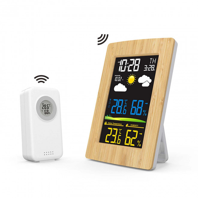 STATION METEO PERSONNALISABLE AVEC SONDE 'NOUAGE BAMBOU'