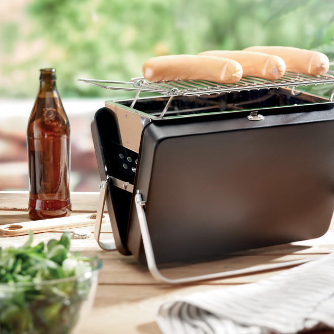 BARBECUE PORTABLE EN ACIER PERSONNALISABLE 'GUEZ'