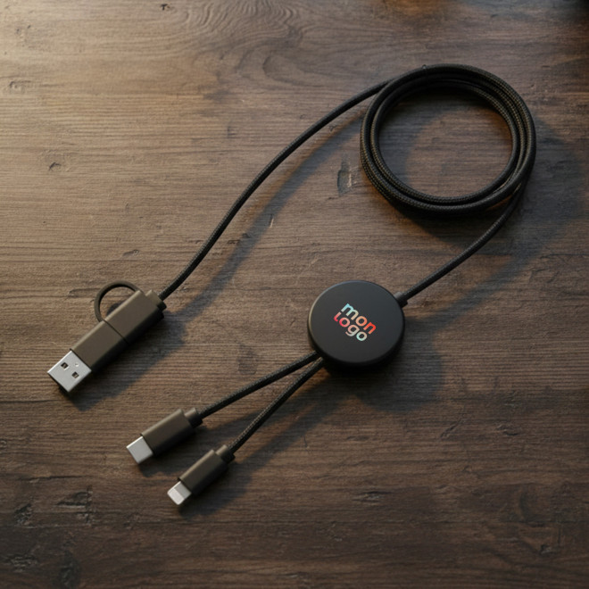 CABLE DE CHARGE PERSONNALISABLE 'ONTARIA LONG ABS'