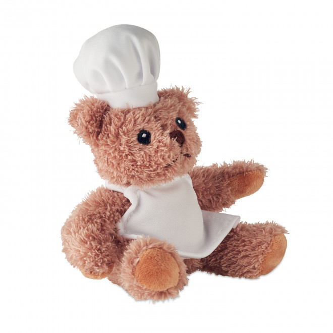 PELUCHE OURSON PERSONNALISABLE 'TEDDY CUISINIER'