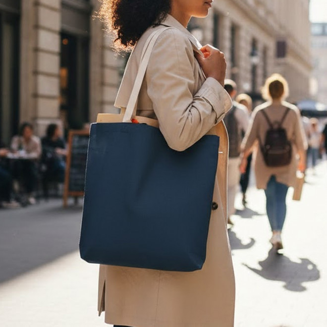 TOTE BAG PUBLICITAIRE BI COULEUR 140 GR 'AURIANOS'