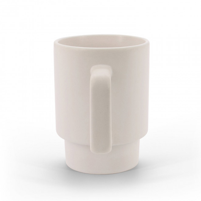 MUG PUBLICITAIRE CERAMIQUE EMPILABLE 330ML 'PAPULA'