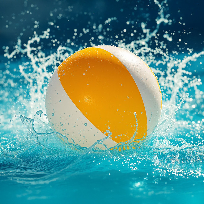 BALLON PLAGE PERSONNALISABLE 'GRAND PLAYA'