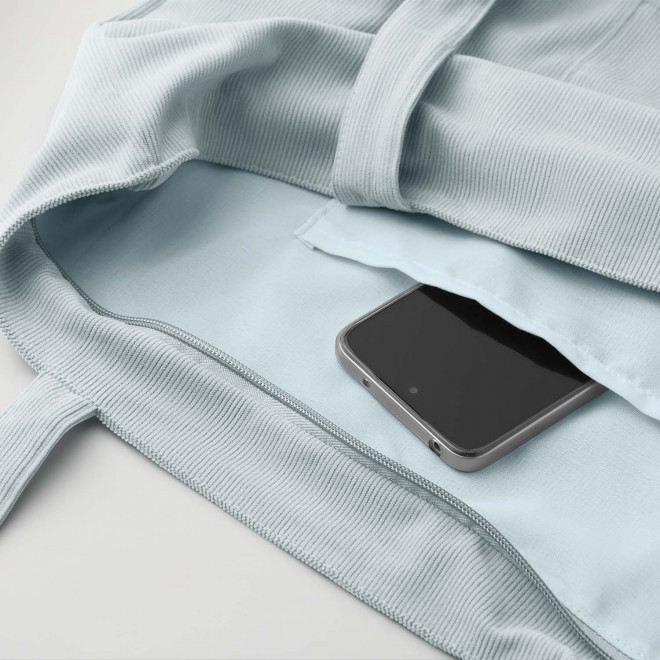 GRAND CABAS EN VELOURS COTELE PERSONNALISE 'MOMAX'