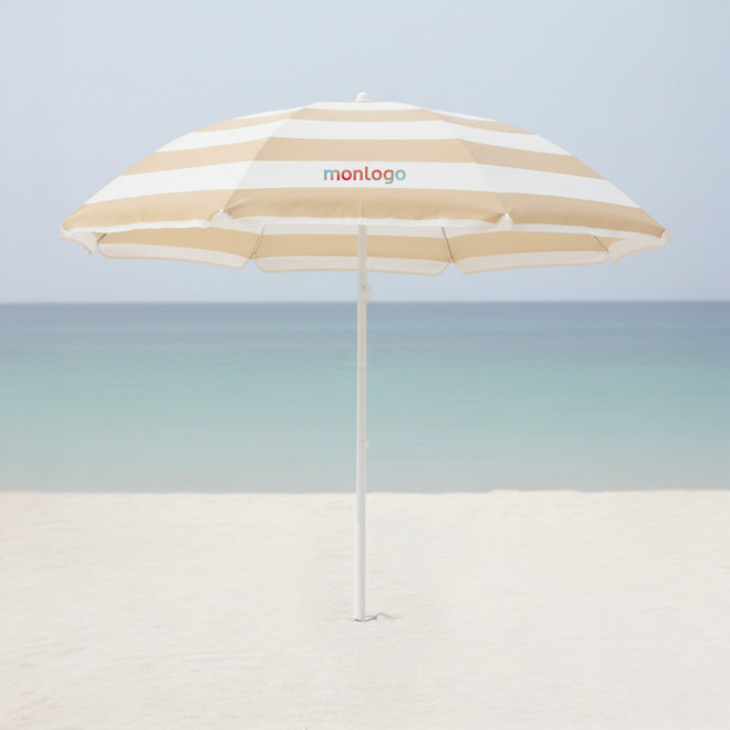 PARASOL DE PLAGE PERSONNALISE 'PARISO BICOLORE'