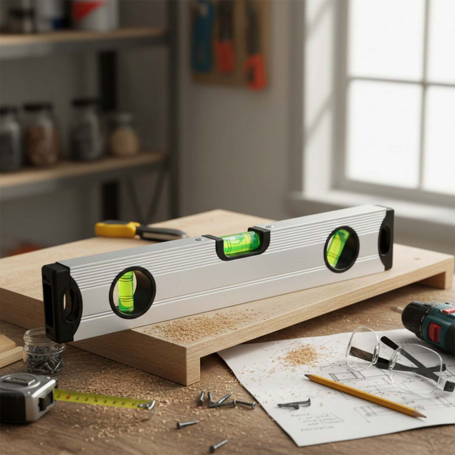 NIVEAU A BULLE MAGNETIQUE PERSONNALISEE 'CALUMO'