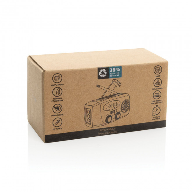 RADIO URGENCE PERSONNALISABLE 'URGENTO RECYCLE'