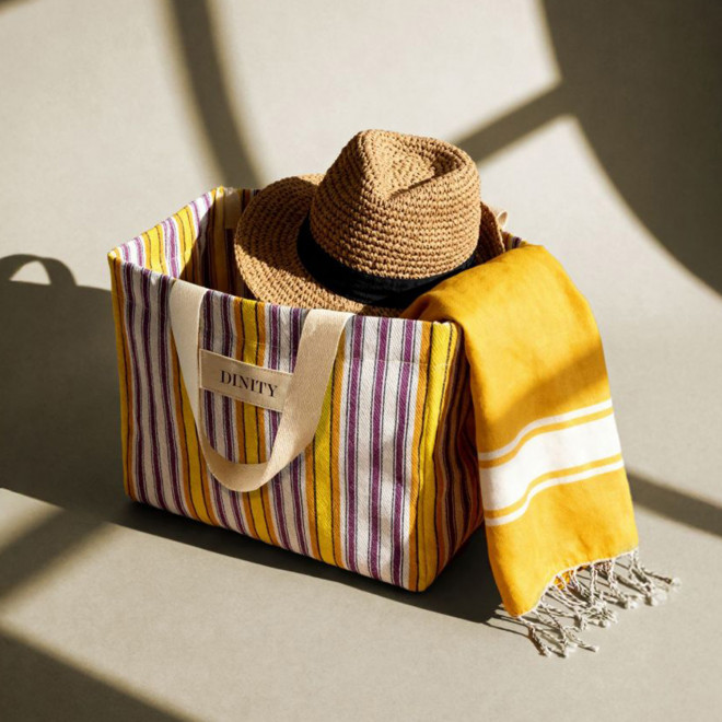 CABAS AVEC RAYURES PERSONNALISE 'OPHELIA'