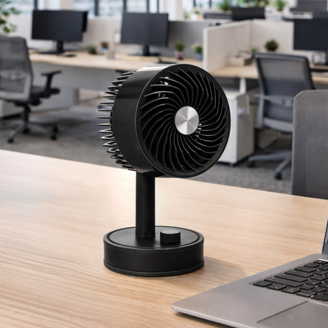 VENTILATEUR DE TABLE RECHARGEABLE PERSONNALISE 'VENTTA'