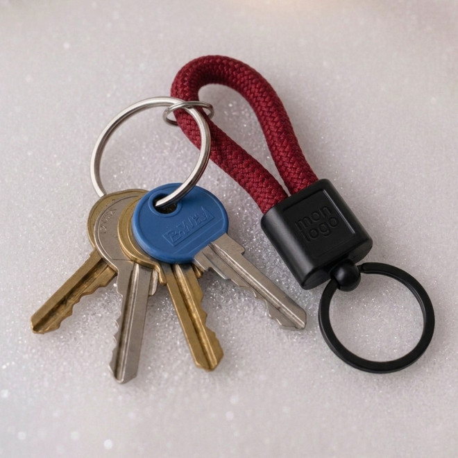 PORTE CLES CORDE PERSONNALISE 'GIDAZ'