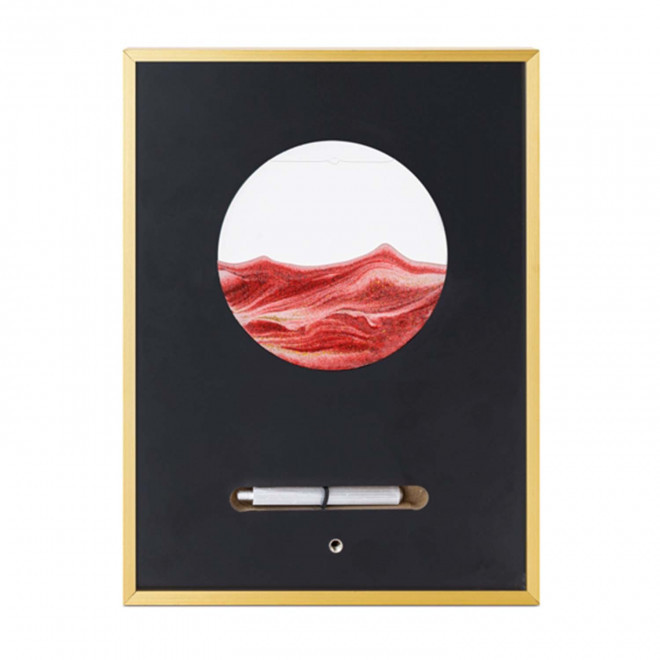 TROPHEE AVEC SABLE MOUVANT PERSONNALISE 'CLEOPATRE'