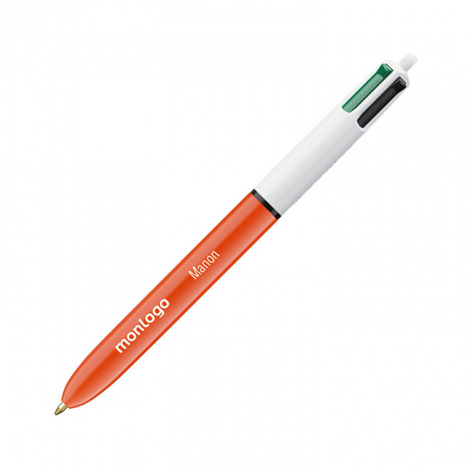 STYLO 4 COULEURS BIC® PERSONNALISABLE 'FINE BILLE'
