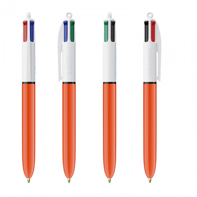 STYLO 4 COULEURS BIC® PERSONNALISABLE 'FINE BILLE'